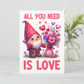 必要なのは愛 – バレンタインデーのカード サンキューカード (スタンド正面)