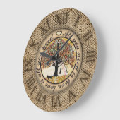 必要なのは愛 ラージ壁時計 (傾斜)