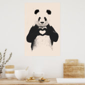 必要なのは愛（背景オプション） ポスター (キッチン)