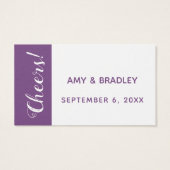 必要なのは愛、飲みおもしろいチケット、紫 (裏面)