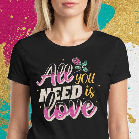 必要なのは愛 Tシャツ