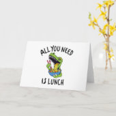 必要なのは昼食だけだ カード (黄色い花)