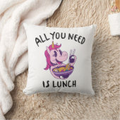 必要なのは昼食だけだ クッション (ブランケット)