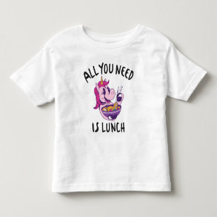 必要なのは昼食だけだ トドラーTシャツ