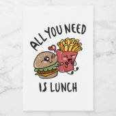 必要なのは昼食だけだ フードラベル (シングルラベル)