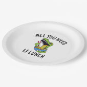 必要なのは昼食だけだ ペーパープレート (アングル)