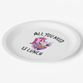 必要なのは昼食だけだ ペーパープレート (アングル)