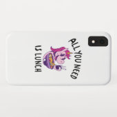 必要なのは昼食だけだ Case-Mate iPhoneケース (裏面(横))