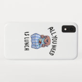 必要なのは昼食だけだ Case-Mate iPhoneケース (裏面(横))