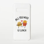必要なのは昼食だけだ SAMSUNG GALAXY S10ケース<br><div class="desc">必要なのは昼食だけだ。昼食は何時だ？お昼の時間だ。愛おもしろいしフランスのてハンバーガー。大人向け子供への完璧な試合。</div>