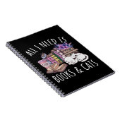 必要なのは本と猫の猫好き猫 ノートブック (右側)