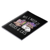 必要なのは本と猫の猫好き猫 ノートブック (左側)