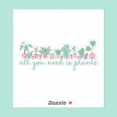 必要なのは植物の観葉植物だけだ シール