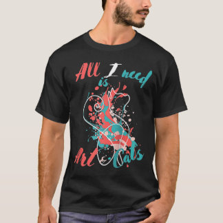 必要なのは猫クール系ラグラン Tシャツ