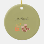 必要なのは秋とメッセージカスタムだけ セラミックオーナメント (裏面)