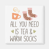 必要なのは紅茶とあたたかな靴下の季節限定デザイン マグネット (正面)