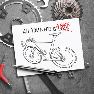 必要なのは自転車だけだ ポストカード
