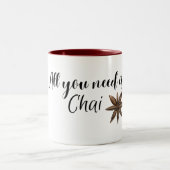 必要なのは茶井 ツートーンマグカップ (中央)