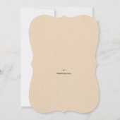 必要なのは靴の招待状 招待状 (裏面)