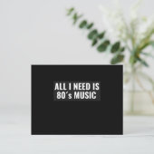 必要なのは80年代の音楽だけだ ポストカード (スタンド正面)