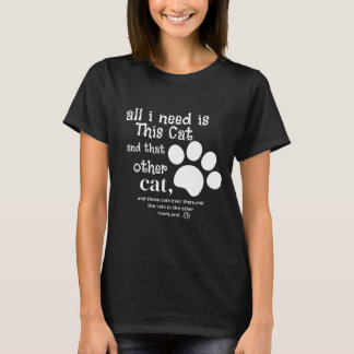 必要なのは、猫が猫をデザインに Tシャツ