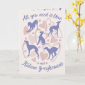 必要なのはgreyhound イタリアン Periwinkleの愛だけ カード (黄色い花)