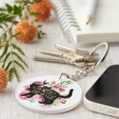 必要なのはLove & A Cat Keychain キーホルダー (正面右)