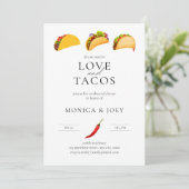 必要なのはLove and Tacosリハーサルディナー 招待状 (スタンド正面)