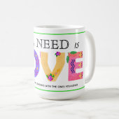 必要なのはLOVE Bohemianコーヒーマグ コーヒーマグカップ (正面右)