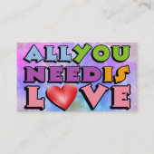 必要なのはLove Business Card 名刺 (裏面)