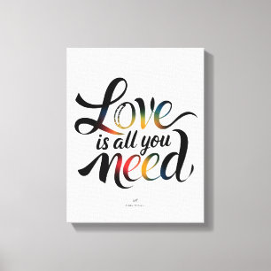 必要なのはLove Canvas - Love Canvas Decor キャンバスプリント