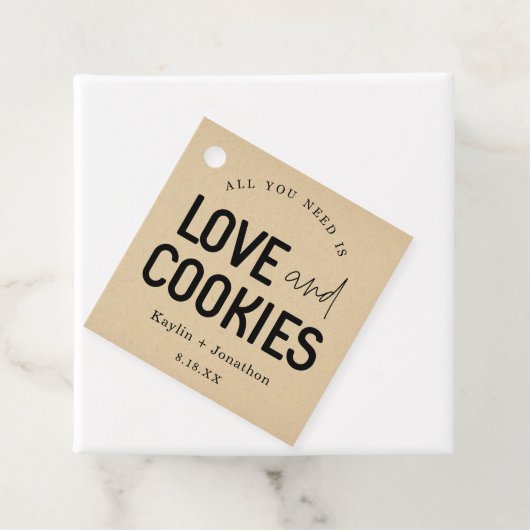 必要なのはLove & Cookieの結婚式の引き出物ラベル フェイバータグ (インサイチュ)