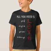 必要なのはLove Math Vertical Tシャツ (正面)