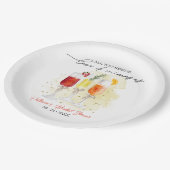 必要なのはLove & Mimosasブライダルシャワー ペーパープレート (アングル)