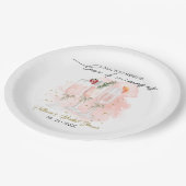 必要なのはLove & Mimosasブライダルシャワー ペーパープレート (アングル)