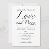 必要なのはLove Scriptリハーサルディナー 招待状 (正面)