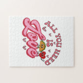 必要なのはLove T-Shirt ジグソーパズル (横)