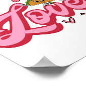 必要なのはLove T-Shirt ポスター (角)