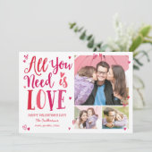 必要なのはLove Valentine's Dayフォトカード シーズンカード (スタンド正面)