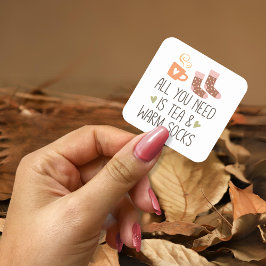 必要なのはTea & Warm socks スクエアシール