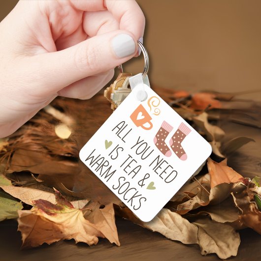 必要なのはTea & Warm socks season キーホルダー