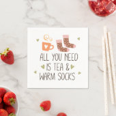 必要なのはTea & Warm socks season スタンダードカクテルナプキン (インサイチュ)