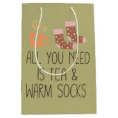 必要なのはTea & Warm socks season ミディアムペーパーバッグ (正面)