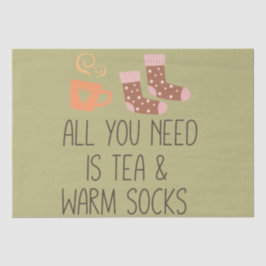 必要なのはTea & Warm socks season 薄葉紙