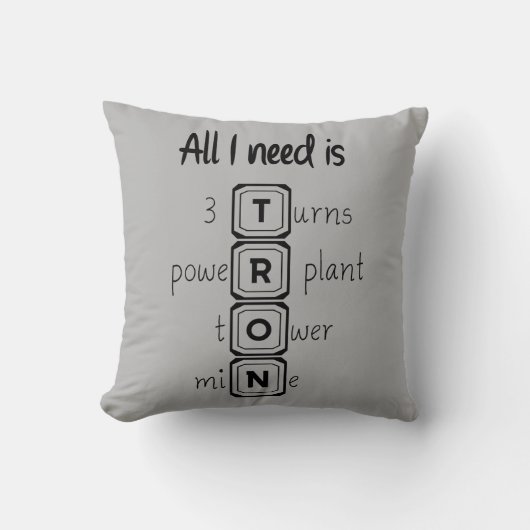 必要なのはTRONだけだ クッション (正面)