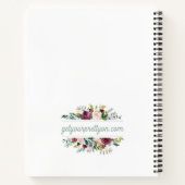 必要なものすべて大きなスパイラルノートブック ノートブック (裏面)