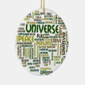 必要なもののやる気を起こさせるな詩はペンダントを言い表わします セラミックオーナメント (右)