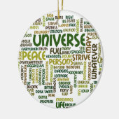 必要なもののやる気を起こさせるな詩はペンダントを言い表わします セラミックオーナメント (左)