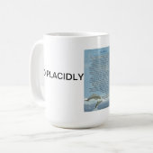 必要なもののイルカのマグ コーヒーマグカップ (正面左)