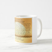 必要なものの詩のコーヒーMug=Dailyのインスピレーション コーヒーマグカップ (正面右)